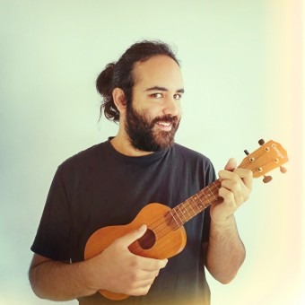 Giannis Vakaloudis Ukulelelessen in Utrecht