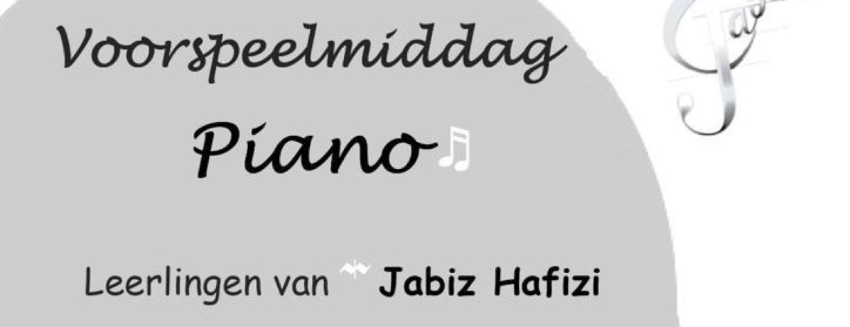 11-11 2023 Concert door leerlingen Jabiz Hafizi