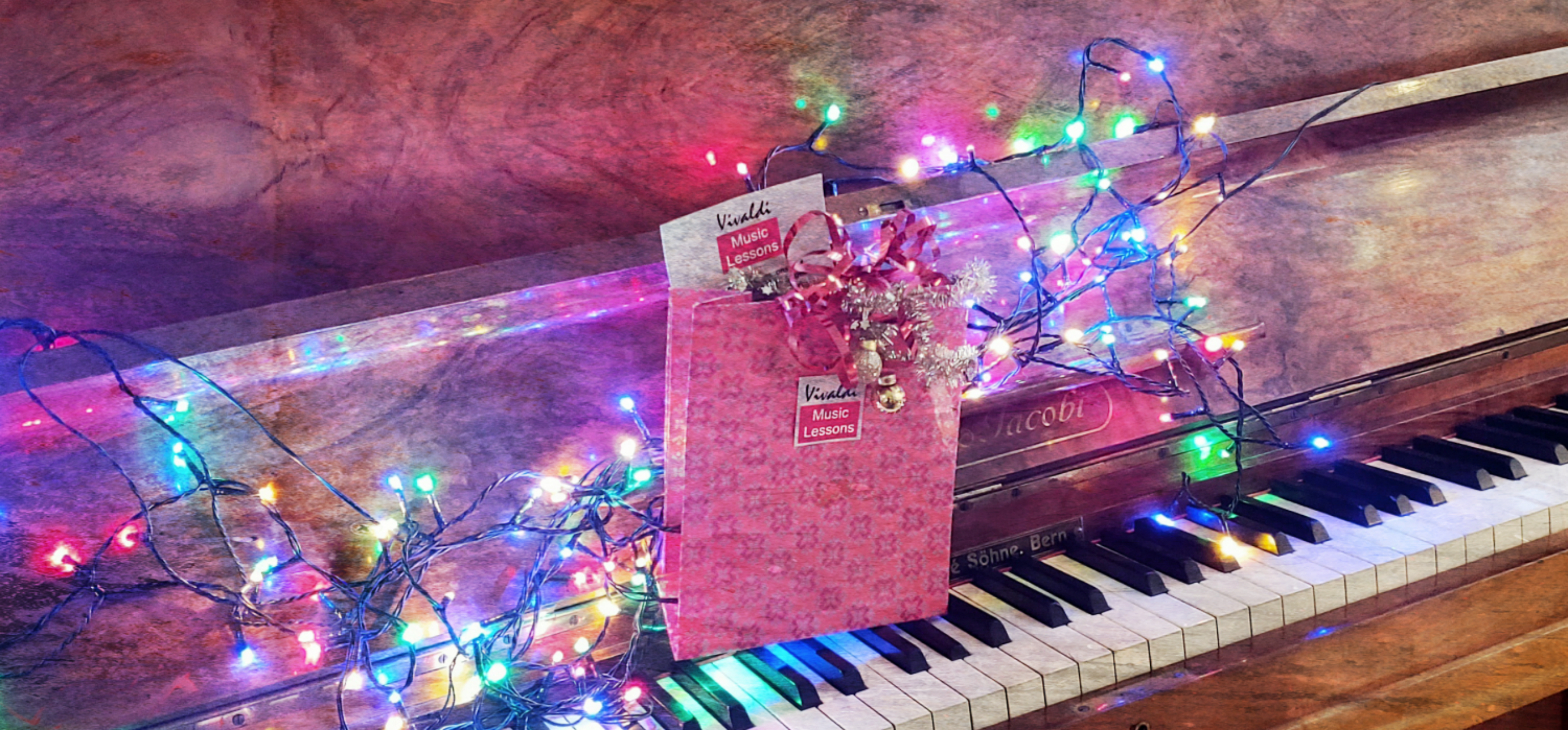 Muziekles cadeaugeven met een cadeaubon van Vivaldi Music Lessons