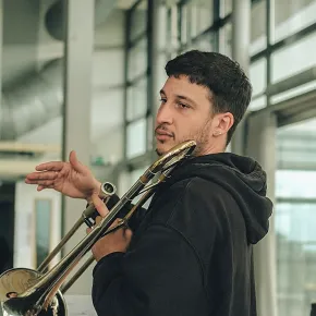 Band coaching, brass lessons Amsterdam - trombone teacher William Becuwe