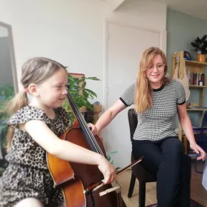cello leren spelen is leuk!
