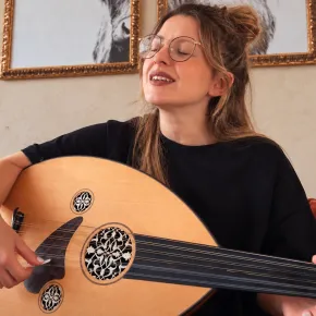 Vocal coach Pelagia sings Greek music