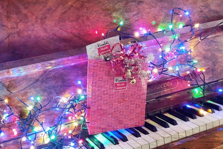 Muziekles cadeaugeven met een cadeaubon van Vivaldi Music Lessons