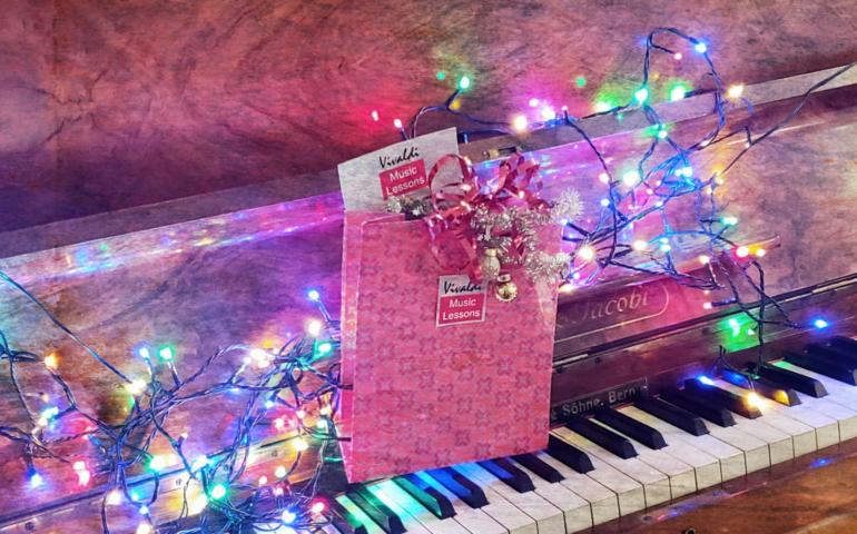 Muziekles cadeaugeven met een cadeaubon van Vivaldi Music Lessons